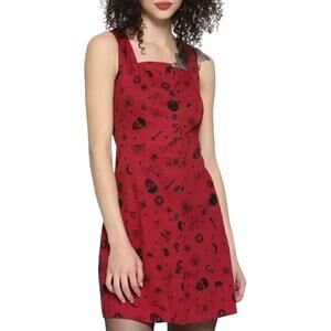 Hot Topic Red Witchy Dress Great For Halloween Fits Like Large